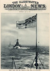 „Keep then the Sea, czyli Wall of England”, z „The Illustrated London News Royal Naval and Military Review Number”, 20 lipca 1935